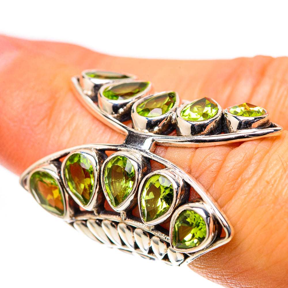 Large Peridot Ring Size 6 (925 Sterling Silver) RING138594