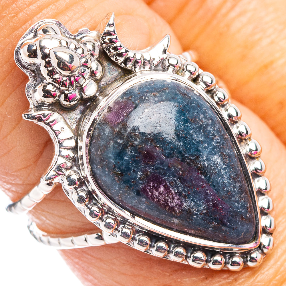 Premium Ruby Kyanite Ring Size 7.75 (.925 Sterling Silver)