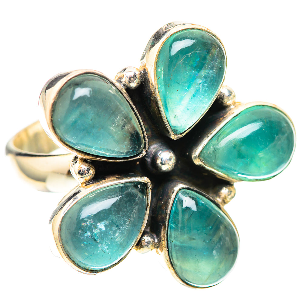 Large Blue Fluorite Ring Size 9.5 (925 Sterling Silver) RING139290