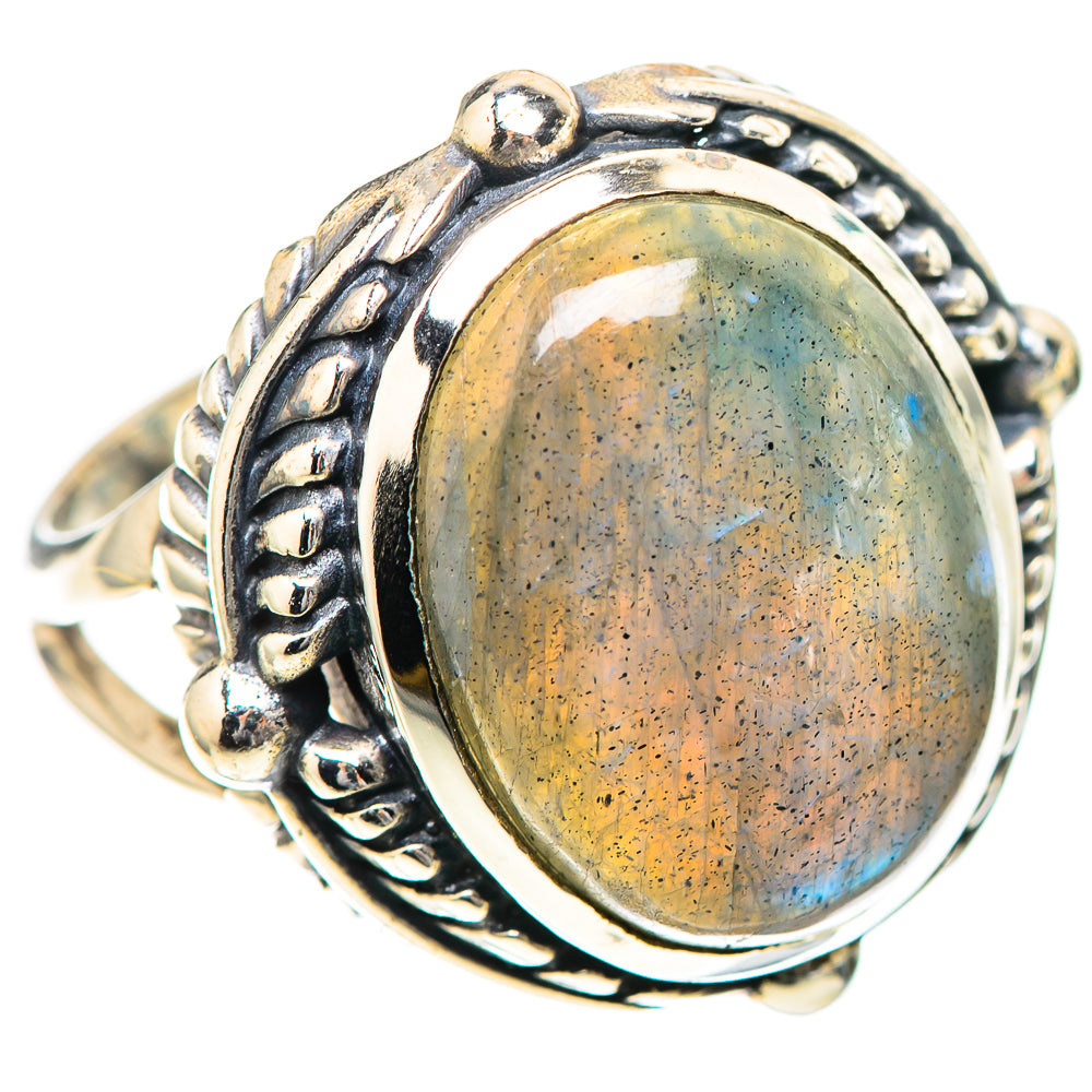 Labradorite Ring Size 8.5 (925 Sterling Silver) RING139197