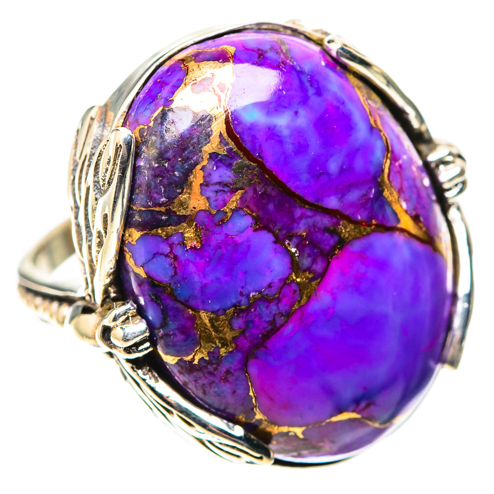 Purple Copper Composite Turquoise Ring Size 6 (925 Sterling Silver) RING138335