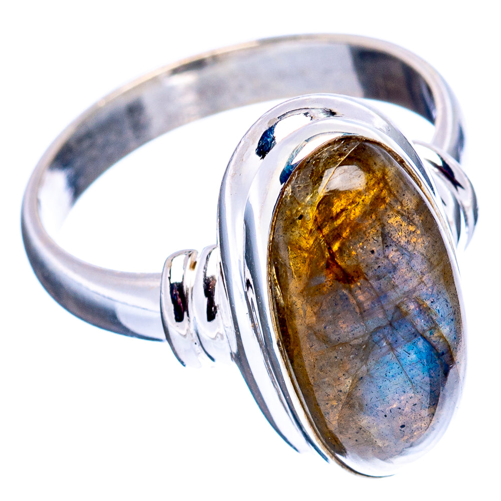 Labradorite Ring Size 7 (.925 Sterling Silver)