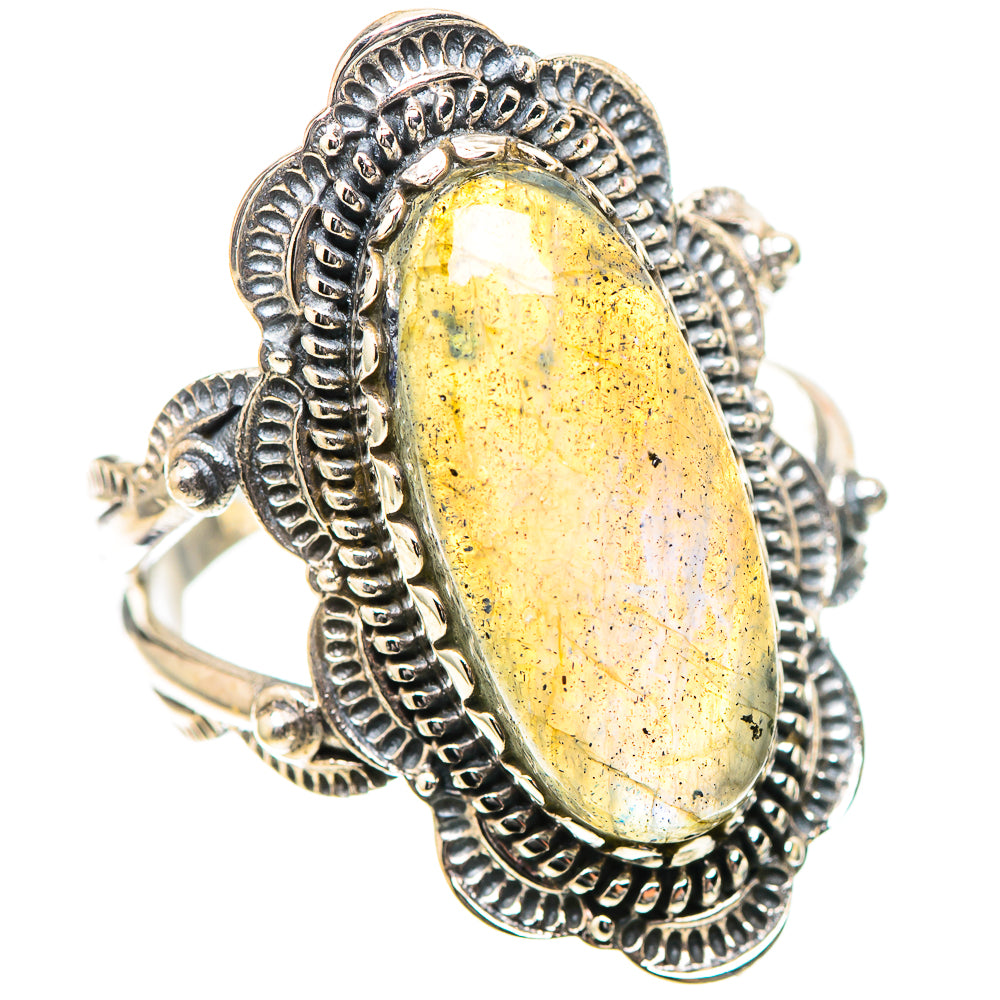 Labradorite 925 Sterling Silver Ring Size 8 (925 Sterling Silver) RING139387