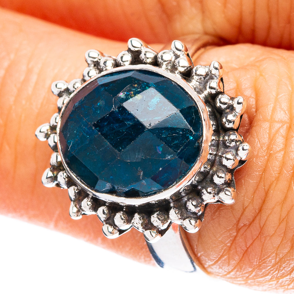 Rare Apatite Ring Size 7 (925 Sterling Silver) R5070