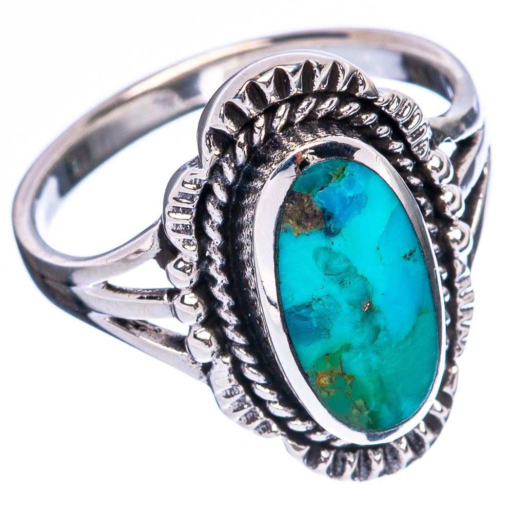 Rare Arizona Turquoise Ring Size 6.75 (925 Sterling Silver) R3347