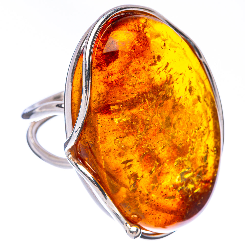Baltic Amber Ring Size 11 (925 Sterling Silver) R1900