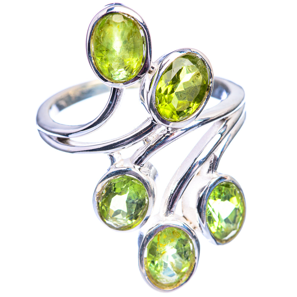 Peridot Ring Size 8.5 (925 Sterling Silver) R142226