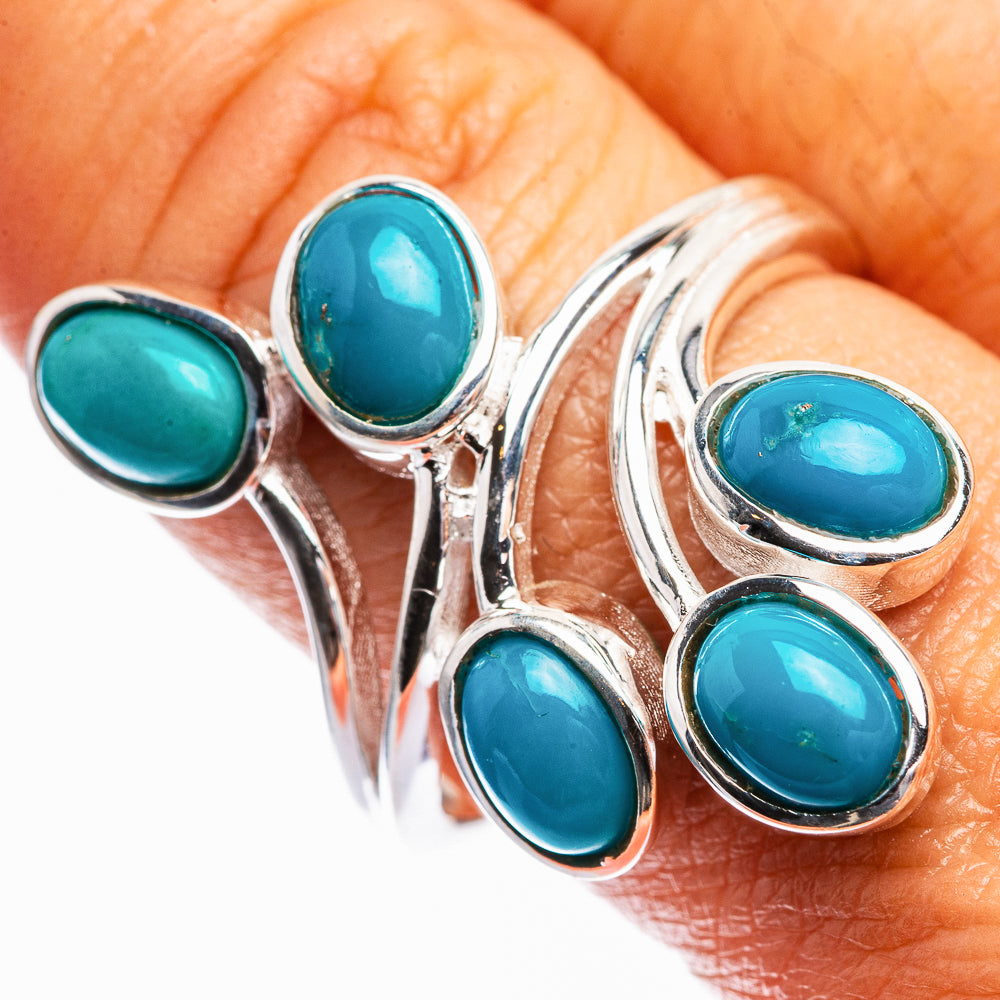 Sleeping Beauty Turquoise Ring Size 9 (925 Sterling Silver) R142310
