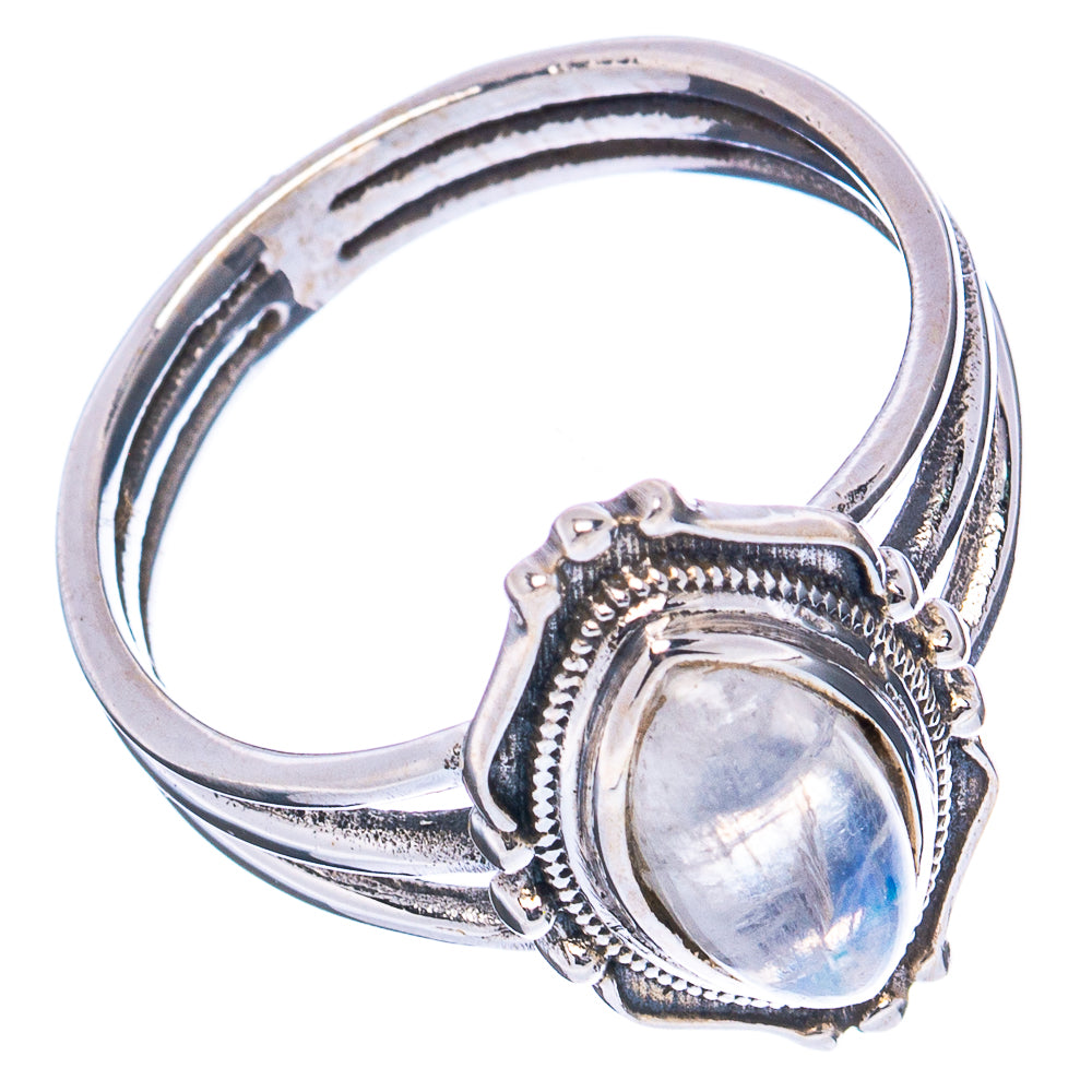 Rainbow Moonstone Ring Size 9.25 (.925 Sterling Silver)