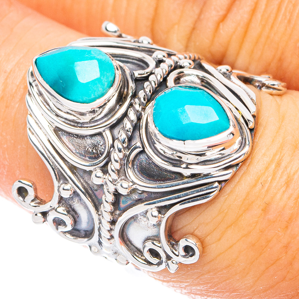 Premium Sleeping Beauty Turquoise Ring Size 6.75 (925 Sterling Silver) RING7707