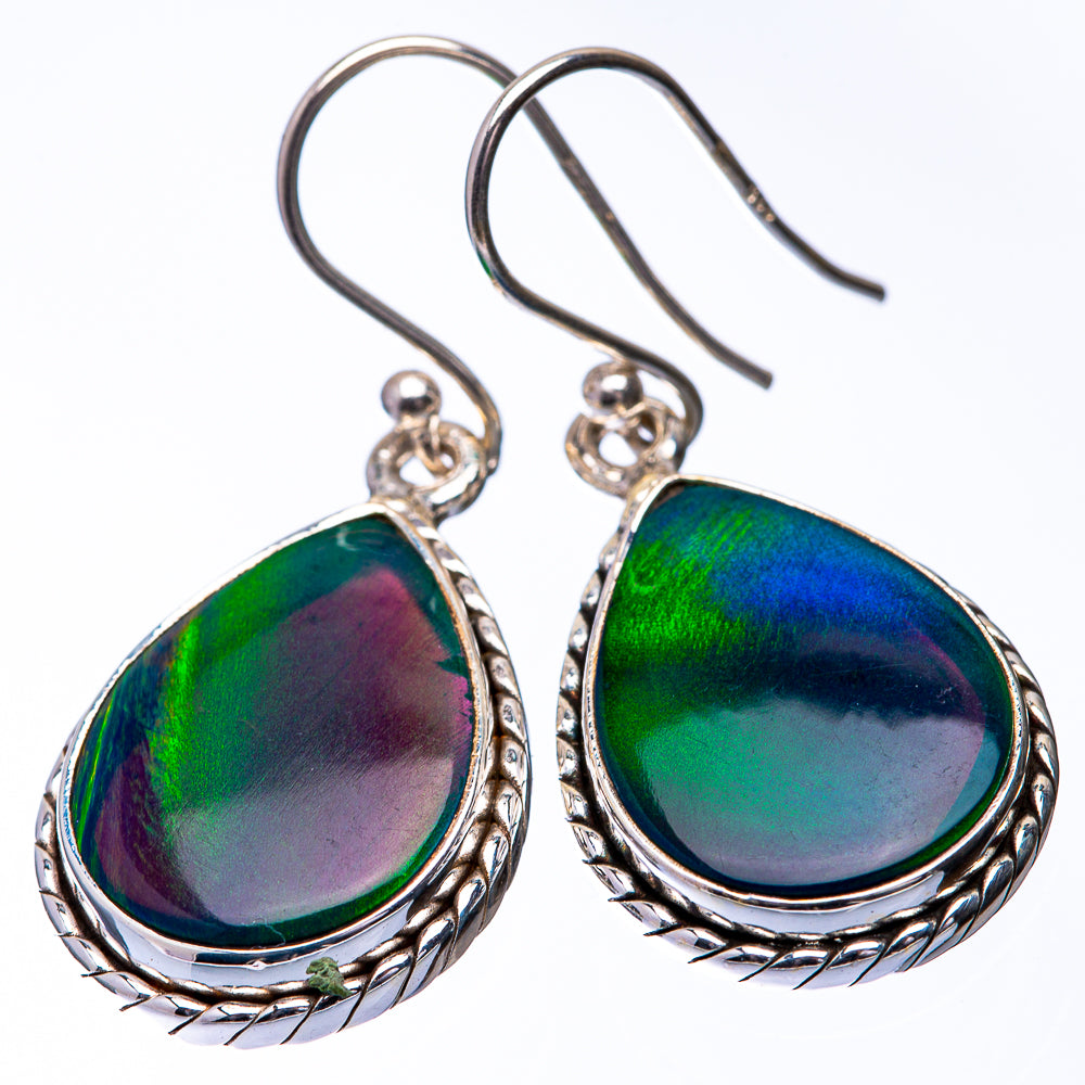 Aura Opal Earrings 1 3/8" (925 Sterling Silver) E432294