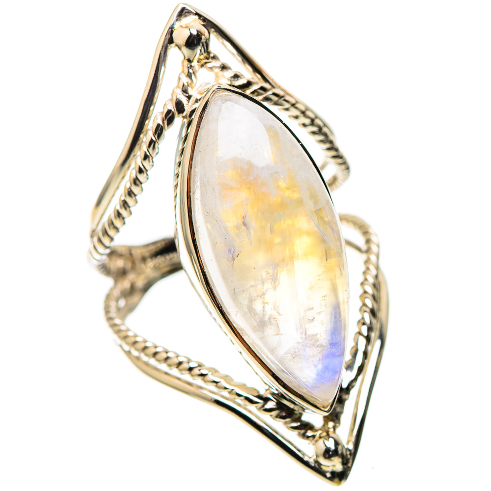 Premium Rainbow Moonstone Ring Size 6.25 (925 Sterling Silver) RING138112