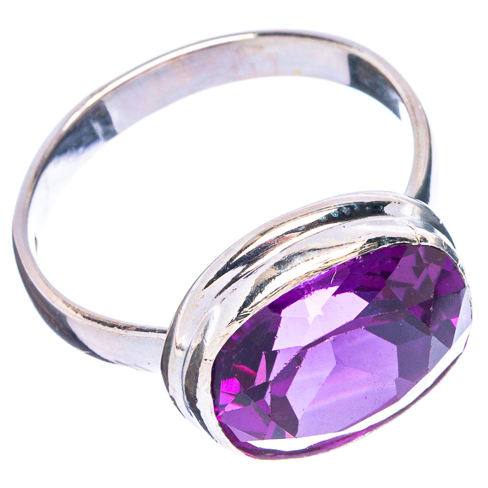 Brazilian Amethyst Ring Size 8 (.925 Sterling Silver)