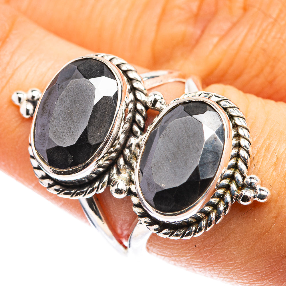 Black Onyx Ring Size 6.75 (925 Sterling Silver) R142833