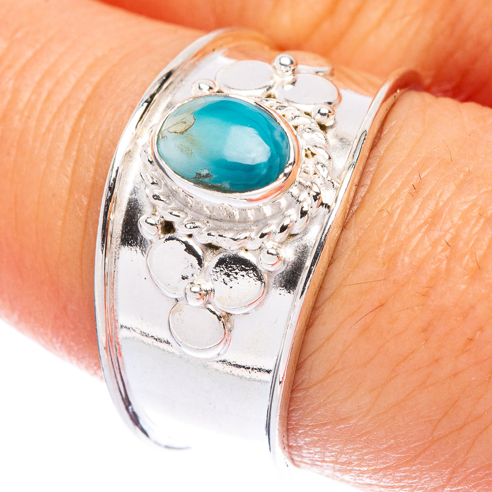 Larimar Ring Size 8.75 (925 Sterling Silver) R146779