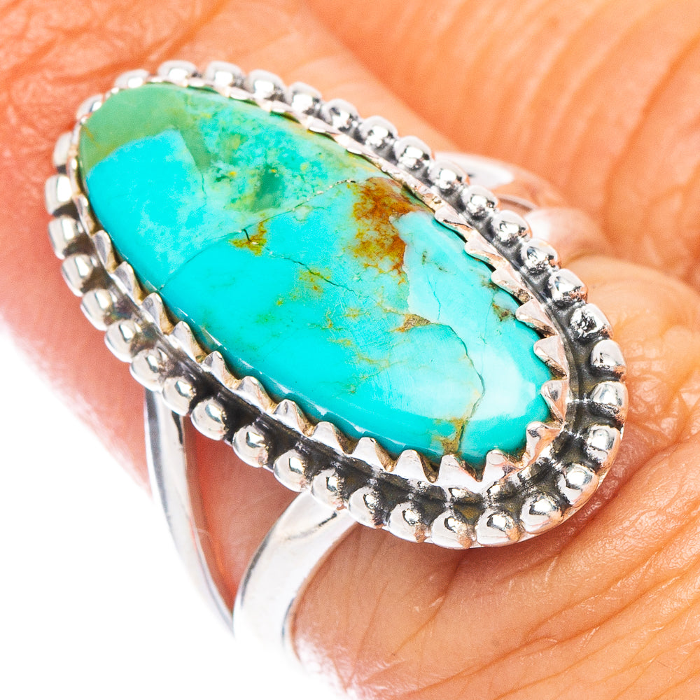 Arizona Turquoise Ring Size 6 (925 Sterling Silver) R7166