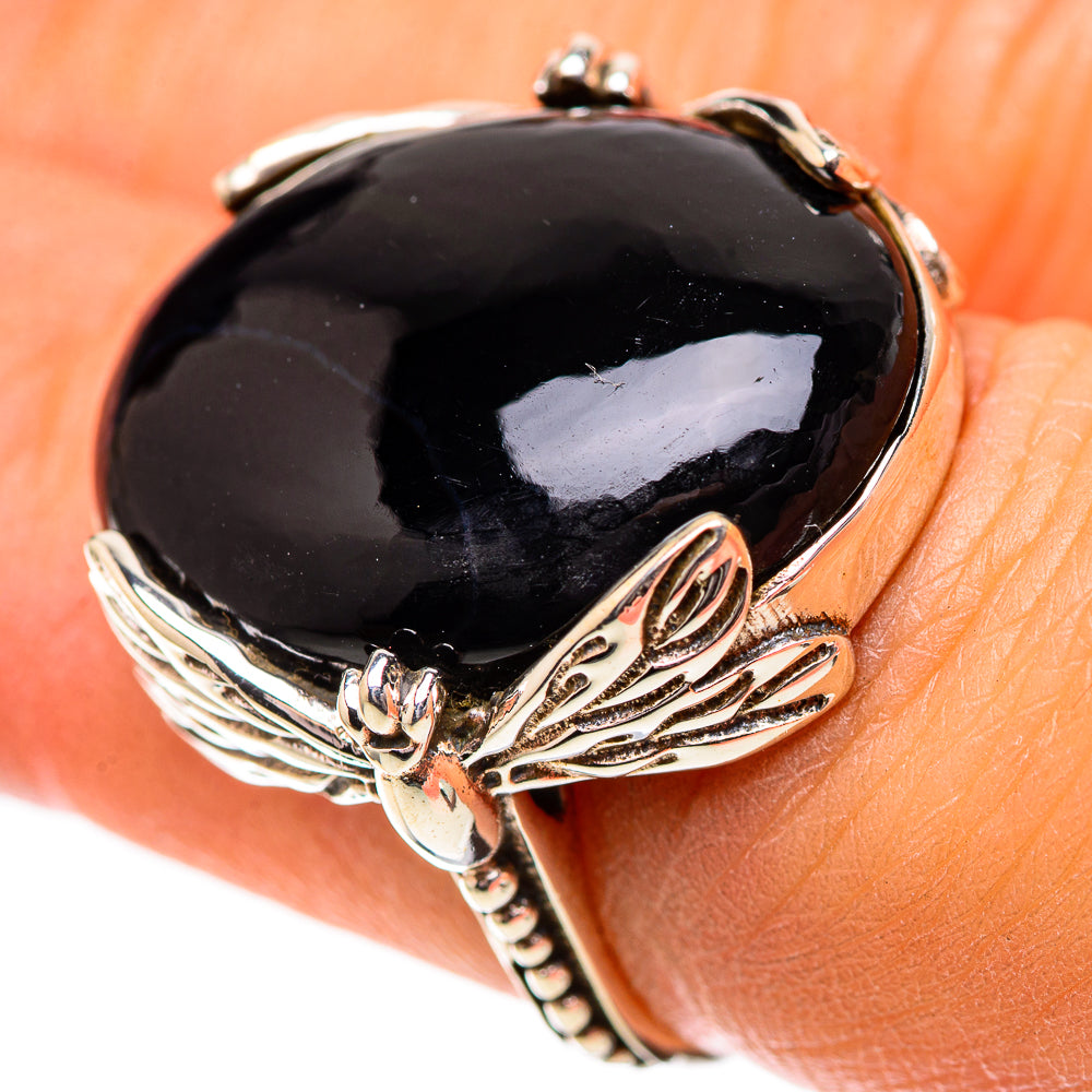 Black Onyx Ring Size 6.5 (925 Sterling Silver) RING138999