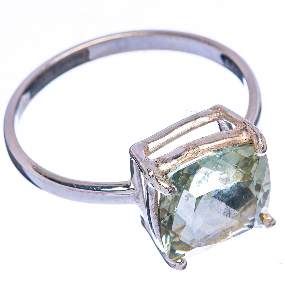 Rare Prasiolite Ring Size 9 (925 Sterling Silver) R146704