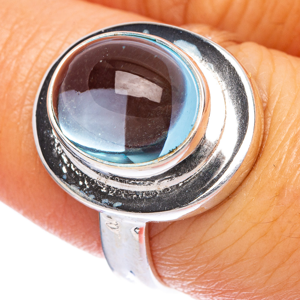 Natural Aquamarine Ring Size 7.5 (925 Sterling Silver) R145931