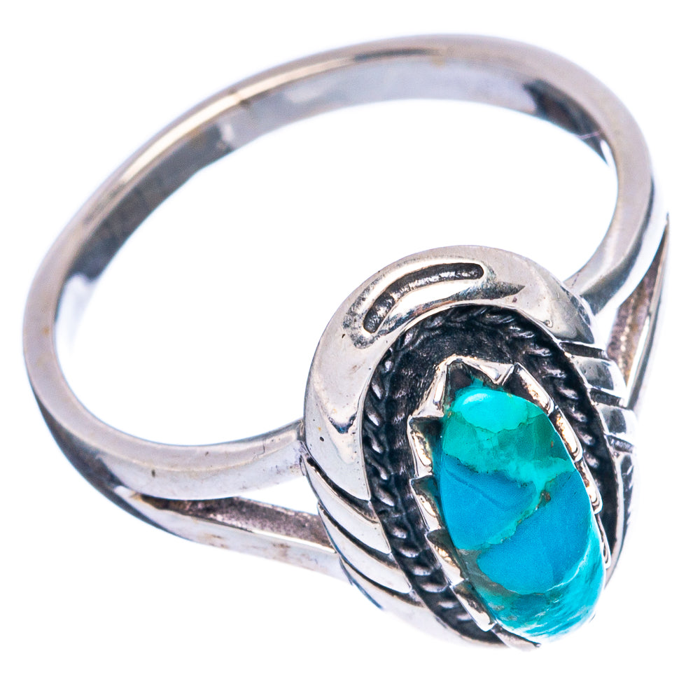 Rare Arizona Turquoise Ring Size 8.75 (925 Sterling Silver) R5002