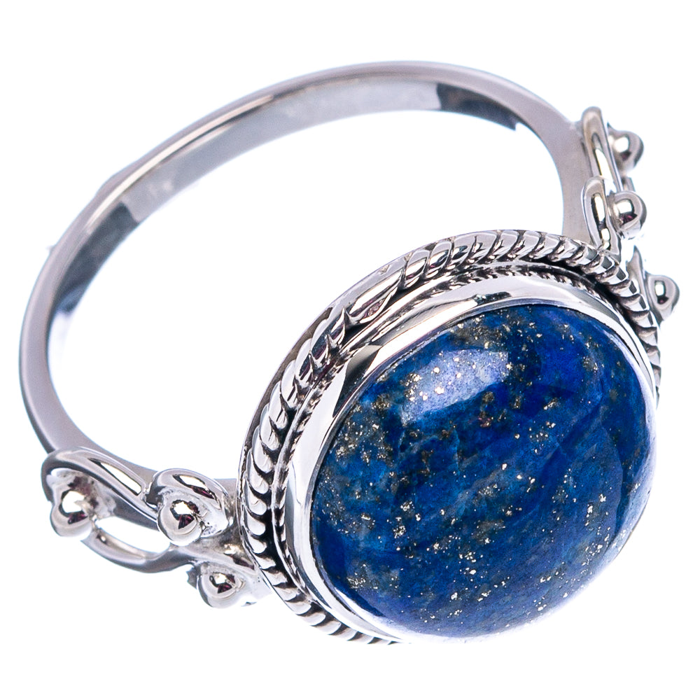 Premium Lapis Lazuli Ring Size 7.75 (.925 Sterling Silver)