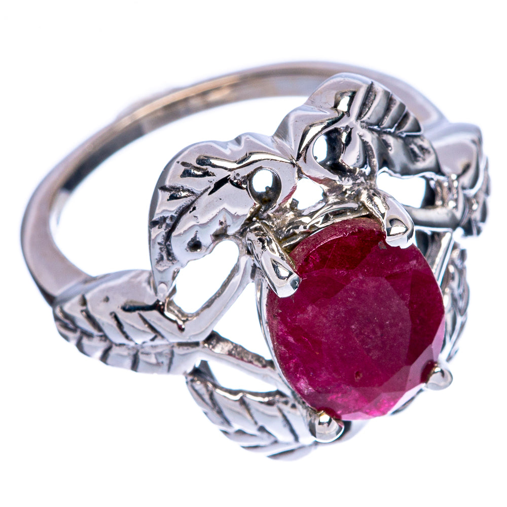 Red Sillimanite Ring Size 7 (925 Sterling Silver) R146415