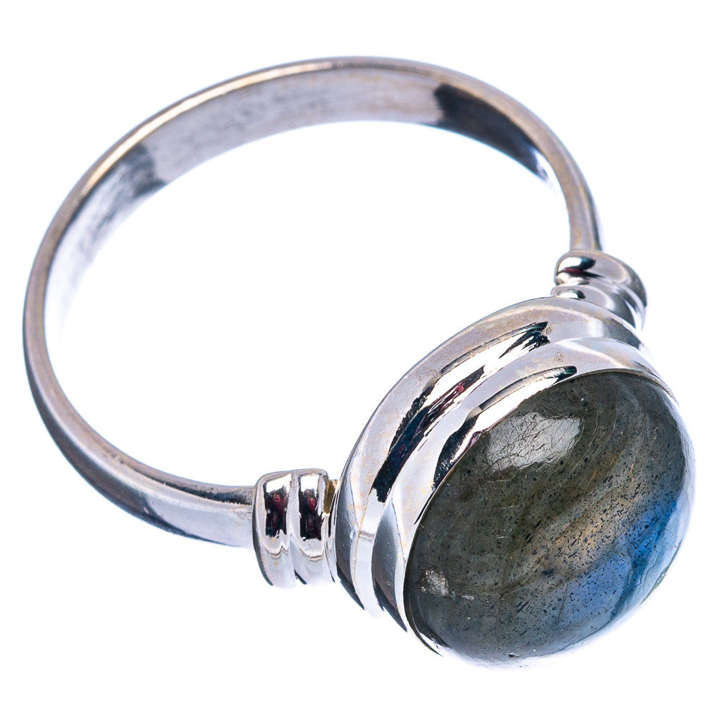 Labradorite Ring Size 8.75 (.925 Sterling Silver)
