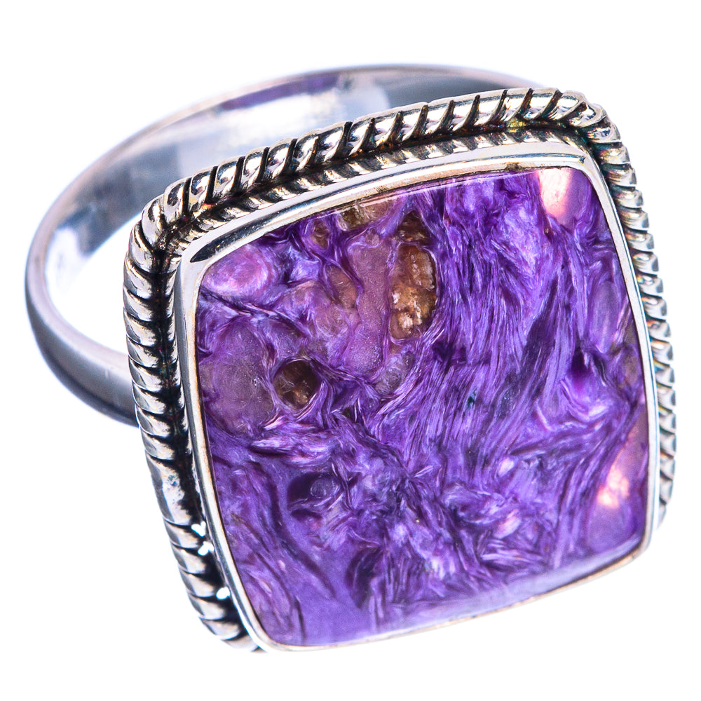 Charoite Ring Size 11 (925 Sterling Silver) R144298