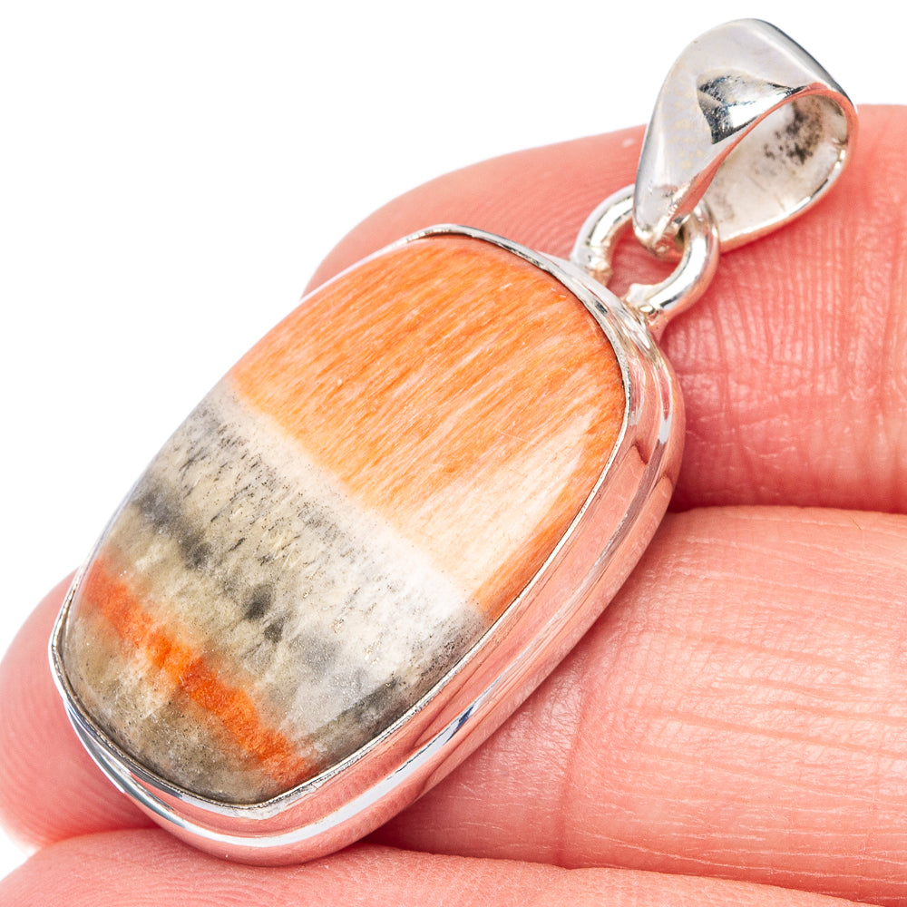 Celestobarite Pendant 1 3/8" (925 Sterling Silver) P40994