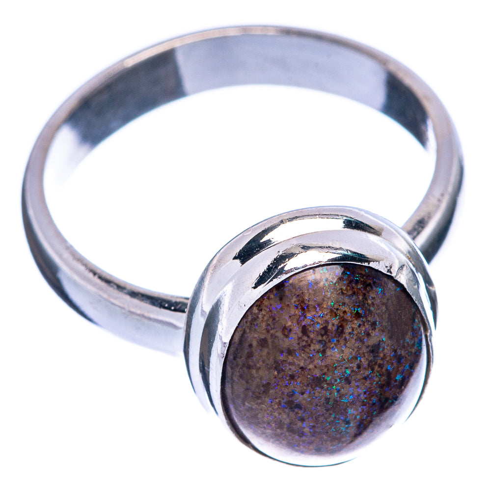 Rare Andamooka Opal Ring Size 6 (925 Sterling Silver) R145583