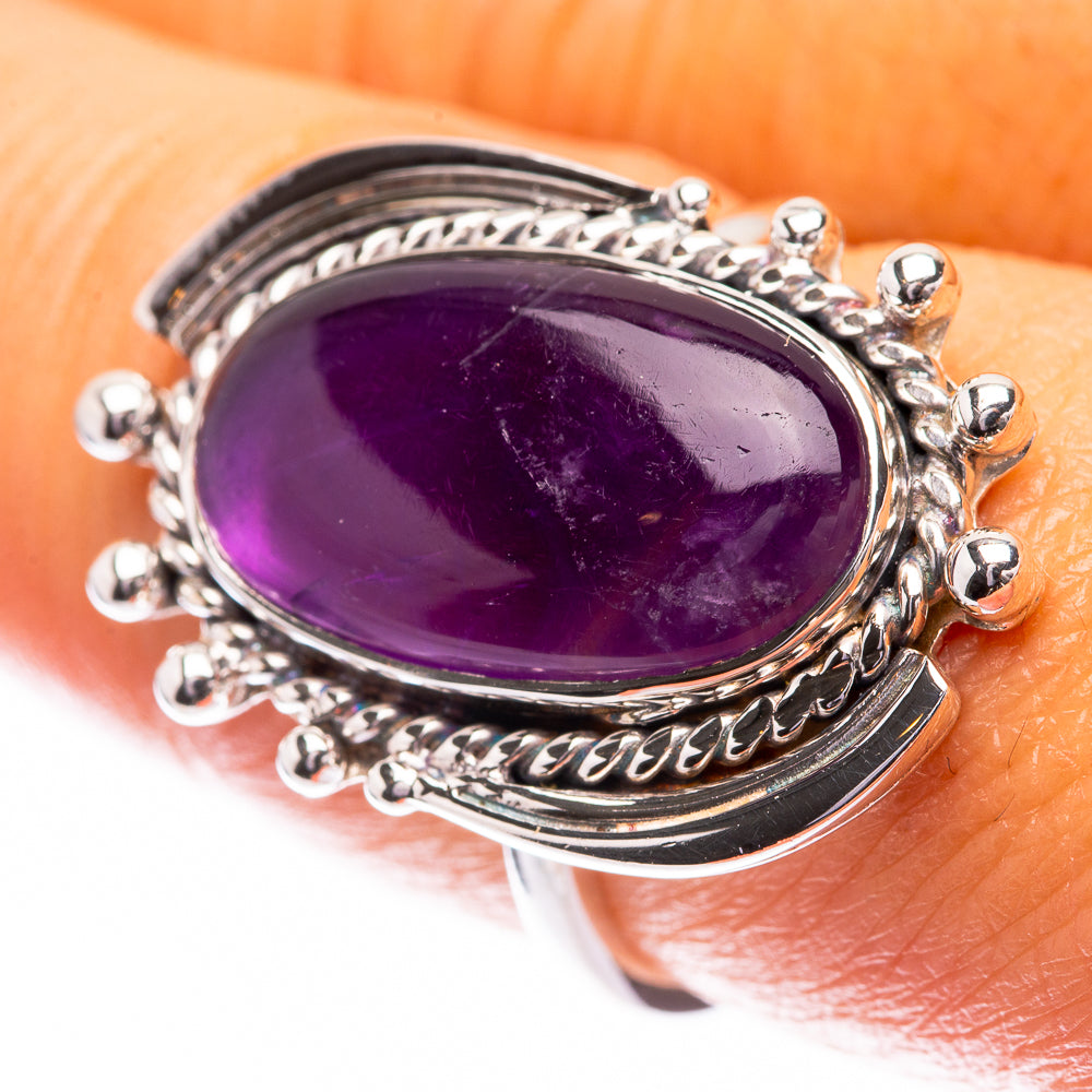 Premium Amethyst Ring Size 8.25 (925 Sterling Silver) R141774
