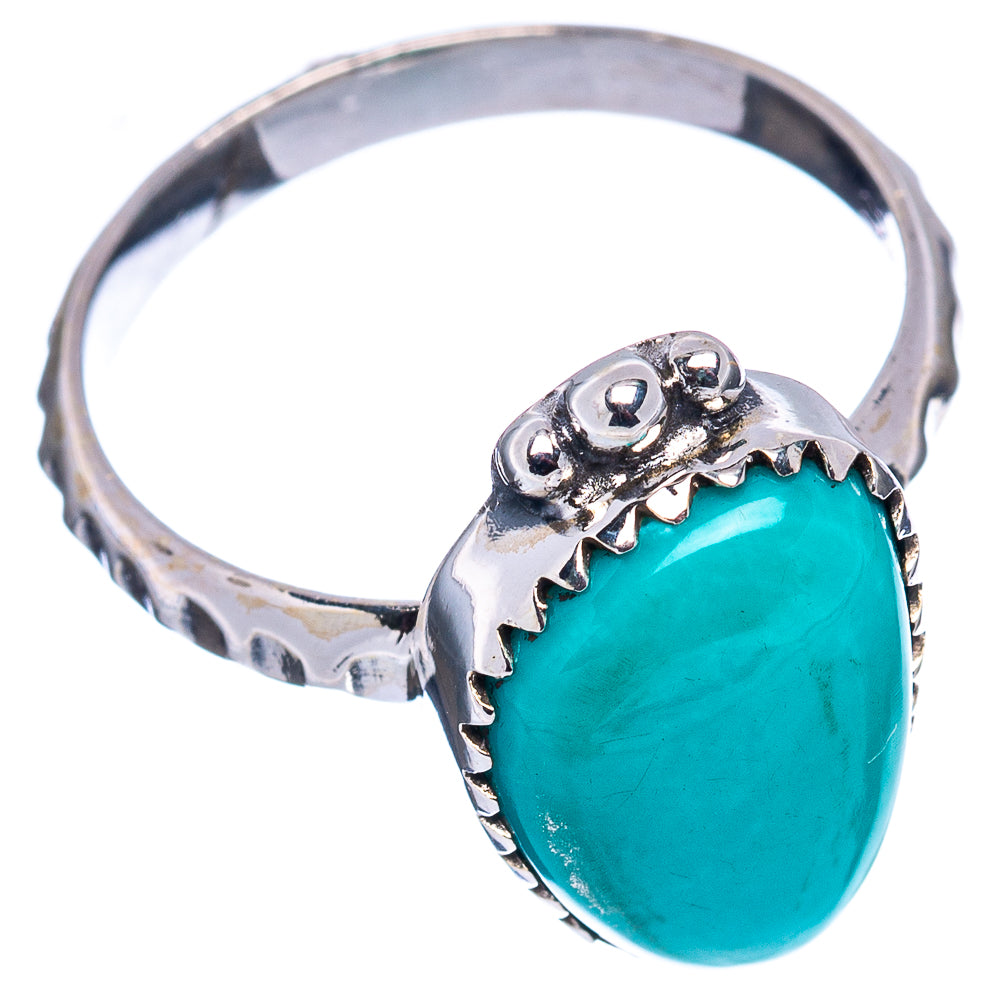 Rare Kingman Turquoise Ring Size 7.75 (.925 Sterling Silver)
