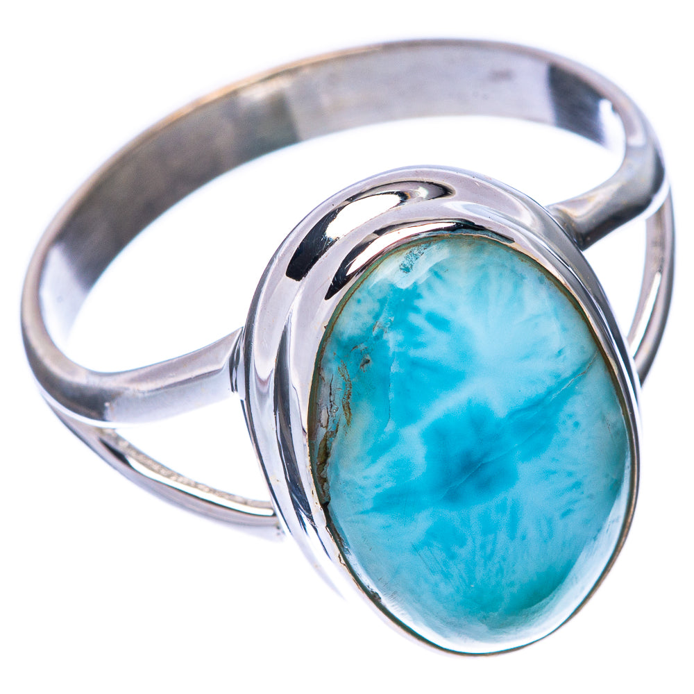 Larimar Ring Size 10 (925 Sterling Silver) R1742