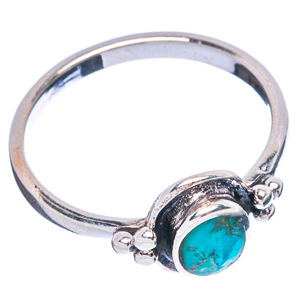 Rare Arizona Turquoise Ring Size 8.5 (925 Sterling Silver) R4894