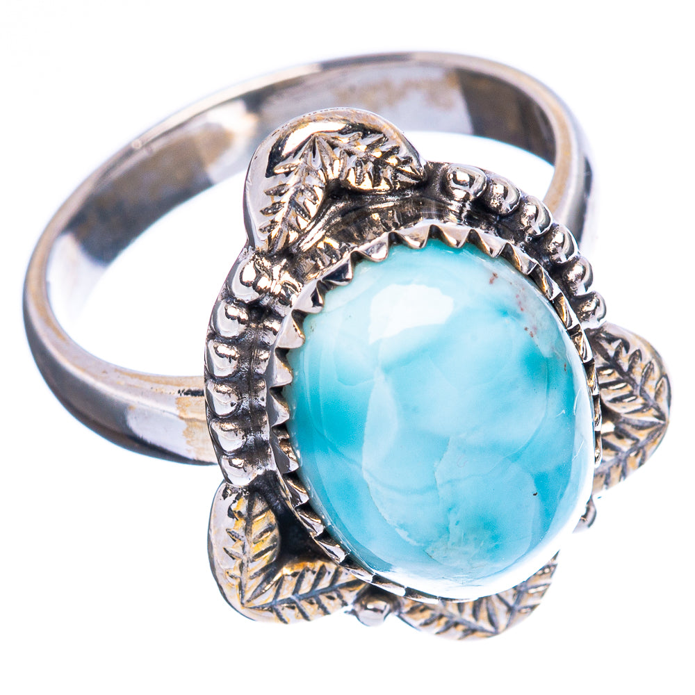Larimar Ring Size 6.5 (925 Sterling Silver) R4476