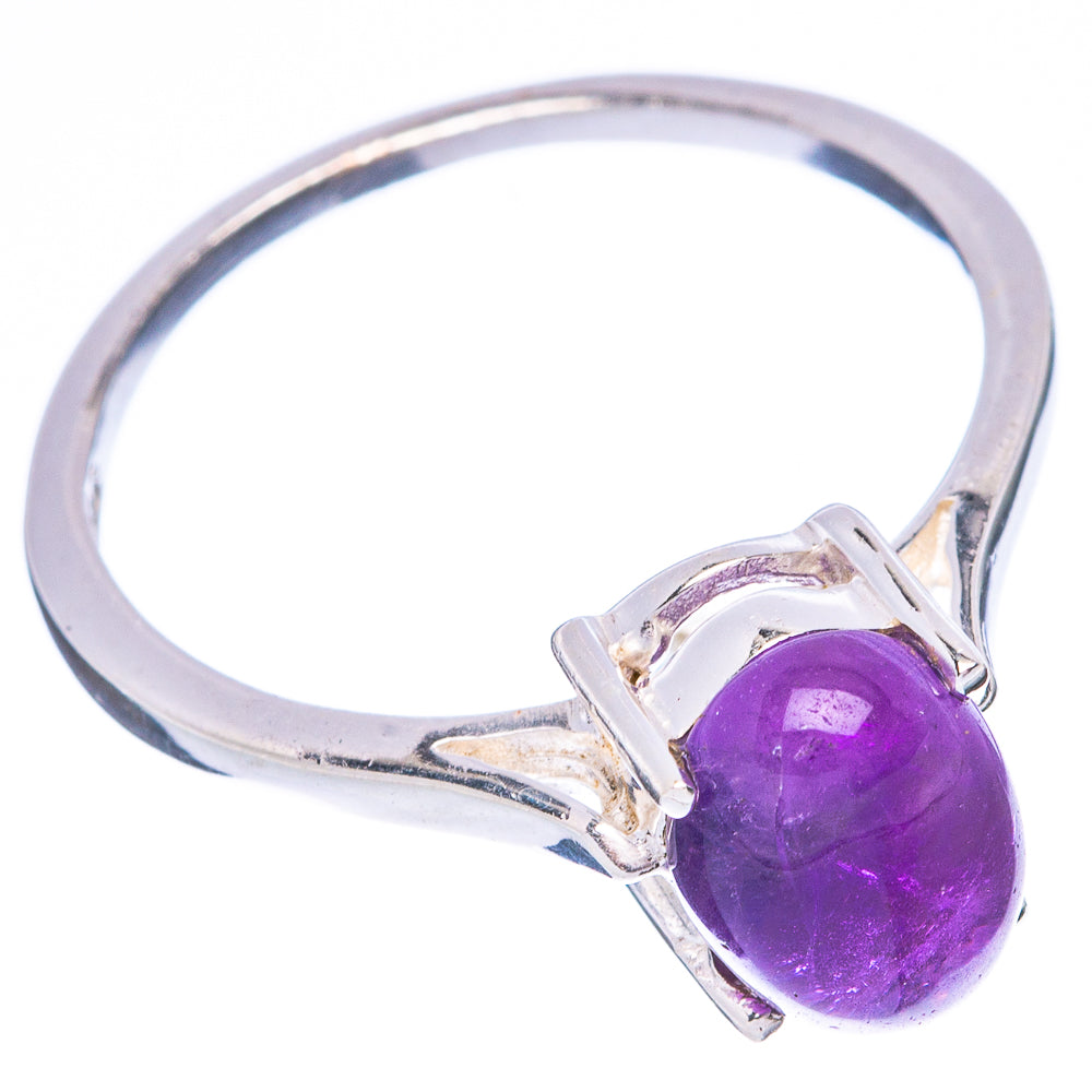 Amethyst Dainty Ring Size 7.75 (925 Sterling Silver) R5905