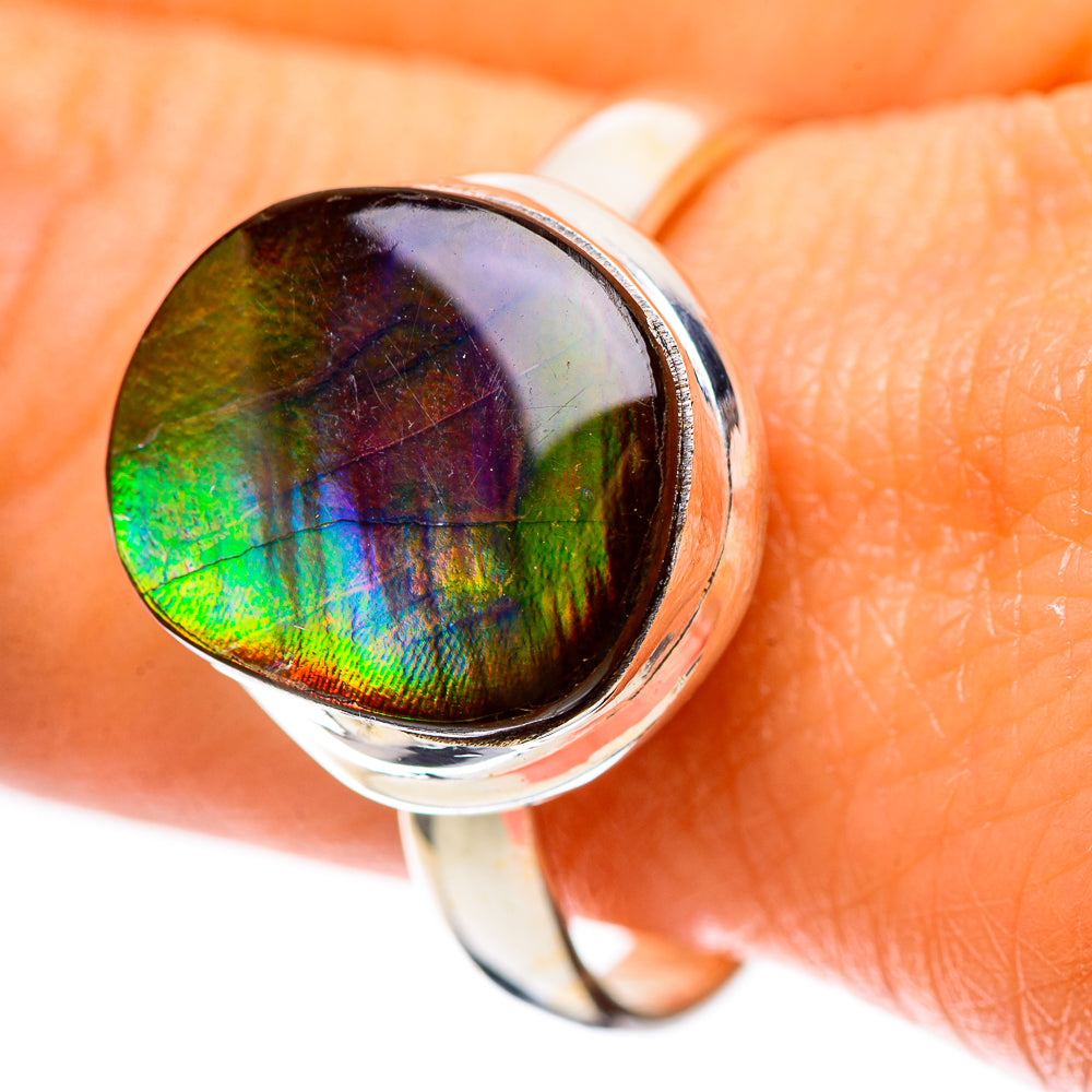 Ammolite Ring Size 10.5 (925 Sterling Silver) RING139189