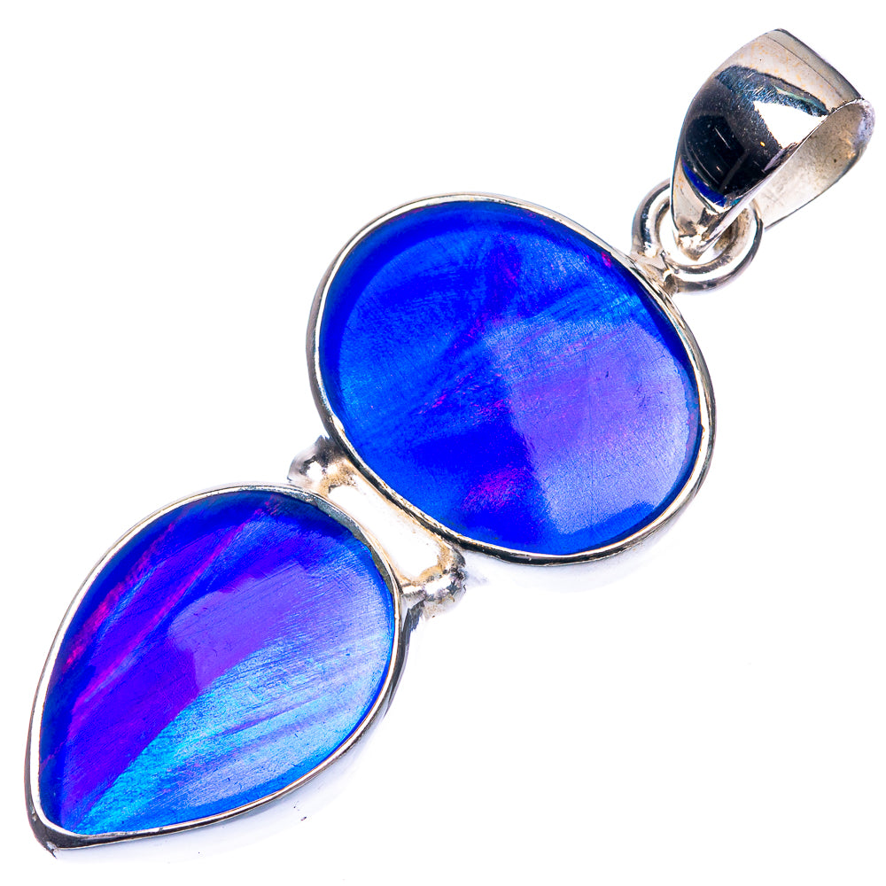Aura Opal Pendant 1 5/8" (925 Sterling Silver) P39212