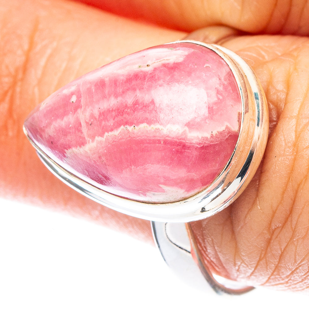 Rhodochrosite Ring Size 8 (925 Sterling Silver) R6905