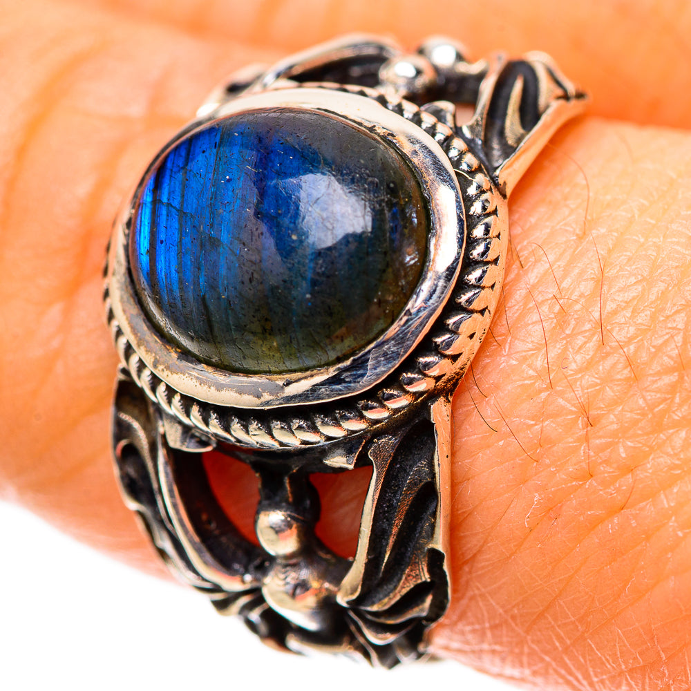 Labradorite 925 Sterling Silver Ring Size 8.25 (925 Sterling Silver) RING139619