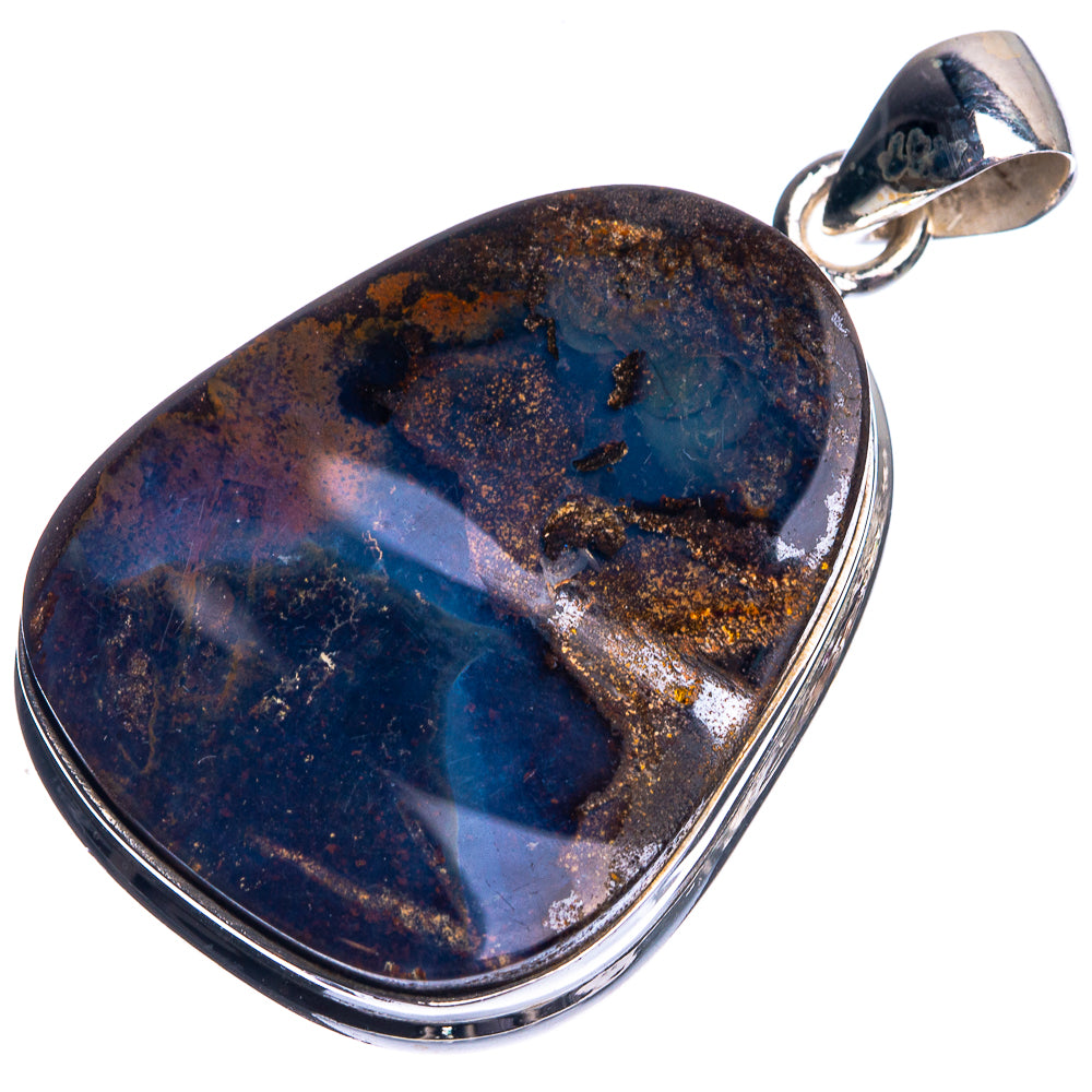 Boulder Opal Pendant 1 5/8" (925 Sterling Silver) P39103