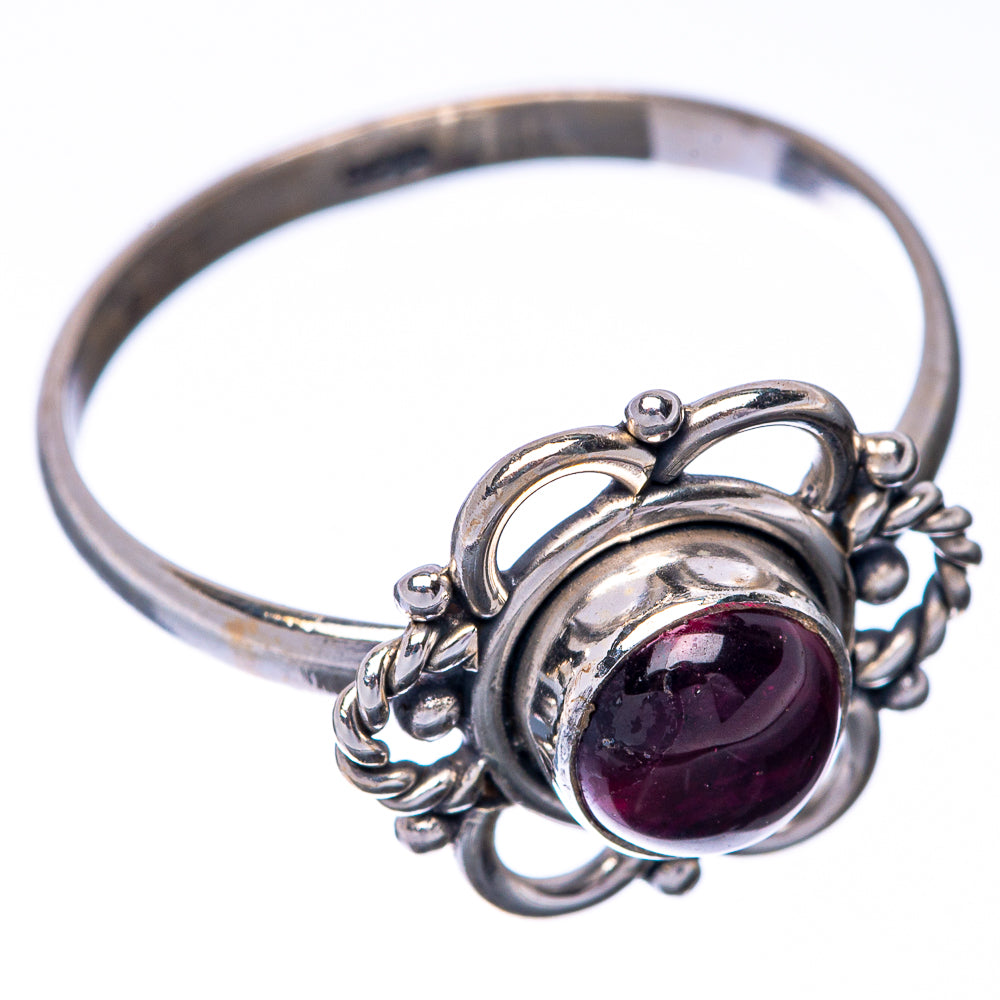 Garnet Dainty Ring Size 8 (925 Sterling Silver) R145224