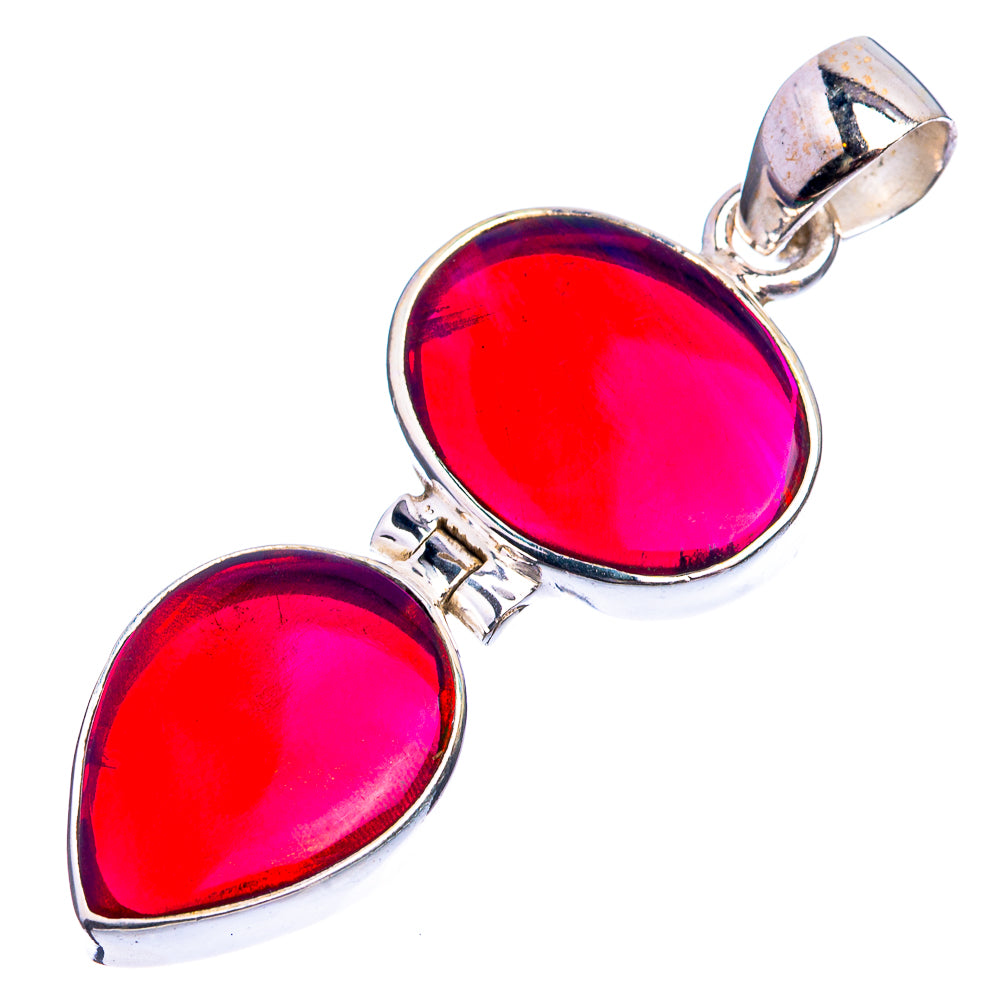 Aura Opal Pendant 1 5/8" (925 Sterling Silver) P38992