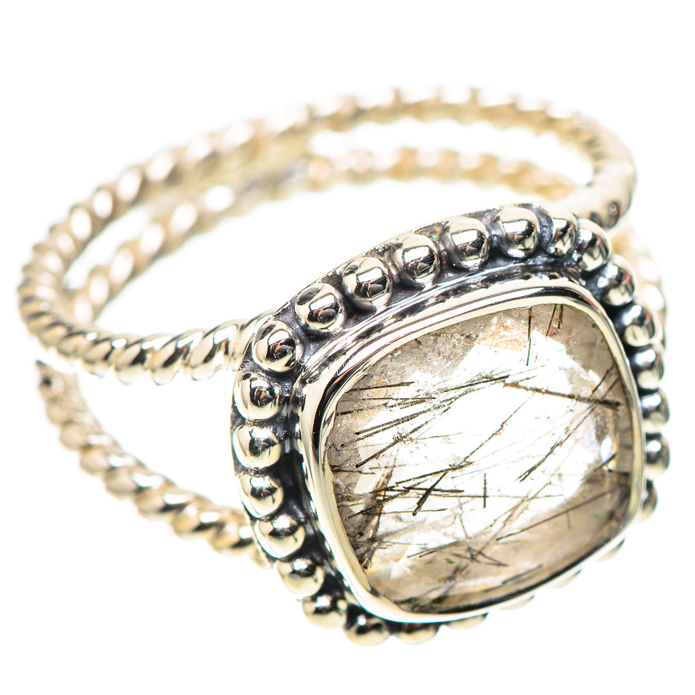 Premium Tourmalinated Quartz Ring Size 7 (925 Sterling Silver) RING138218
