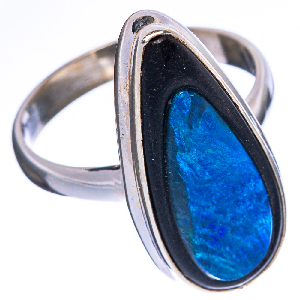 Rare Doublet Opal Ring Size 9 (925 Sterling Silver) R1411