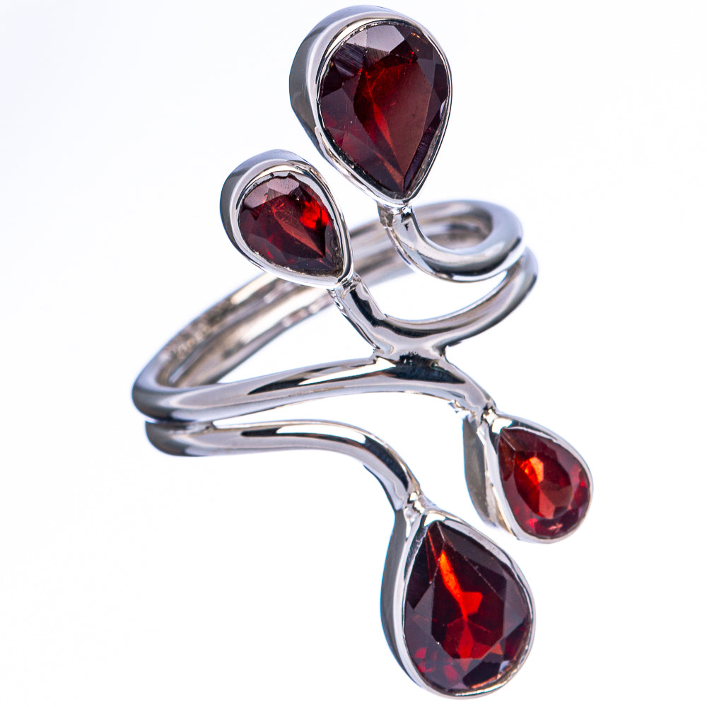 Asc Premium Garnet Ring Size 5.75 (925 Sterling Silver) R3467