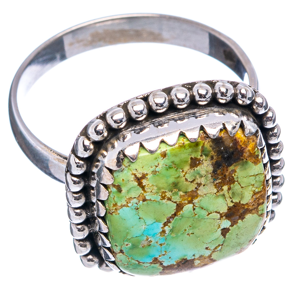 Rare Sonoran Gold Turquoise Ring Size 6.75 (.925 Sterling Silver)