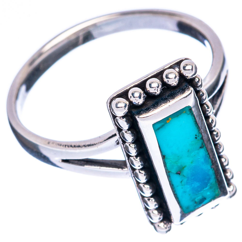 Rare Arizona Turquoise Ring Size 6.75 (925 Sterling Silver) R3244