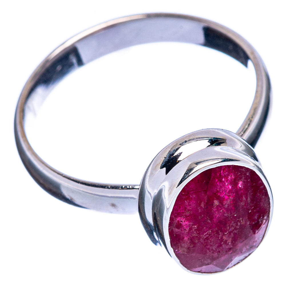 Red Sillimanite Ring Size 7.25 (925 Sterling Silver) R146385