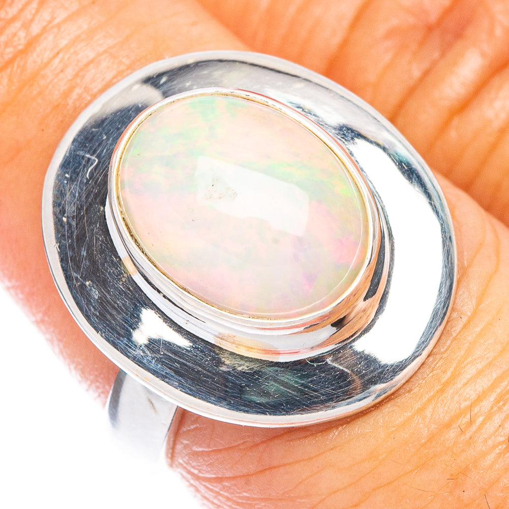 Rare Ethiopian Opal Ring Size 7 (925 Sterling Silver) R7363